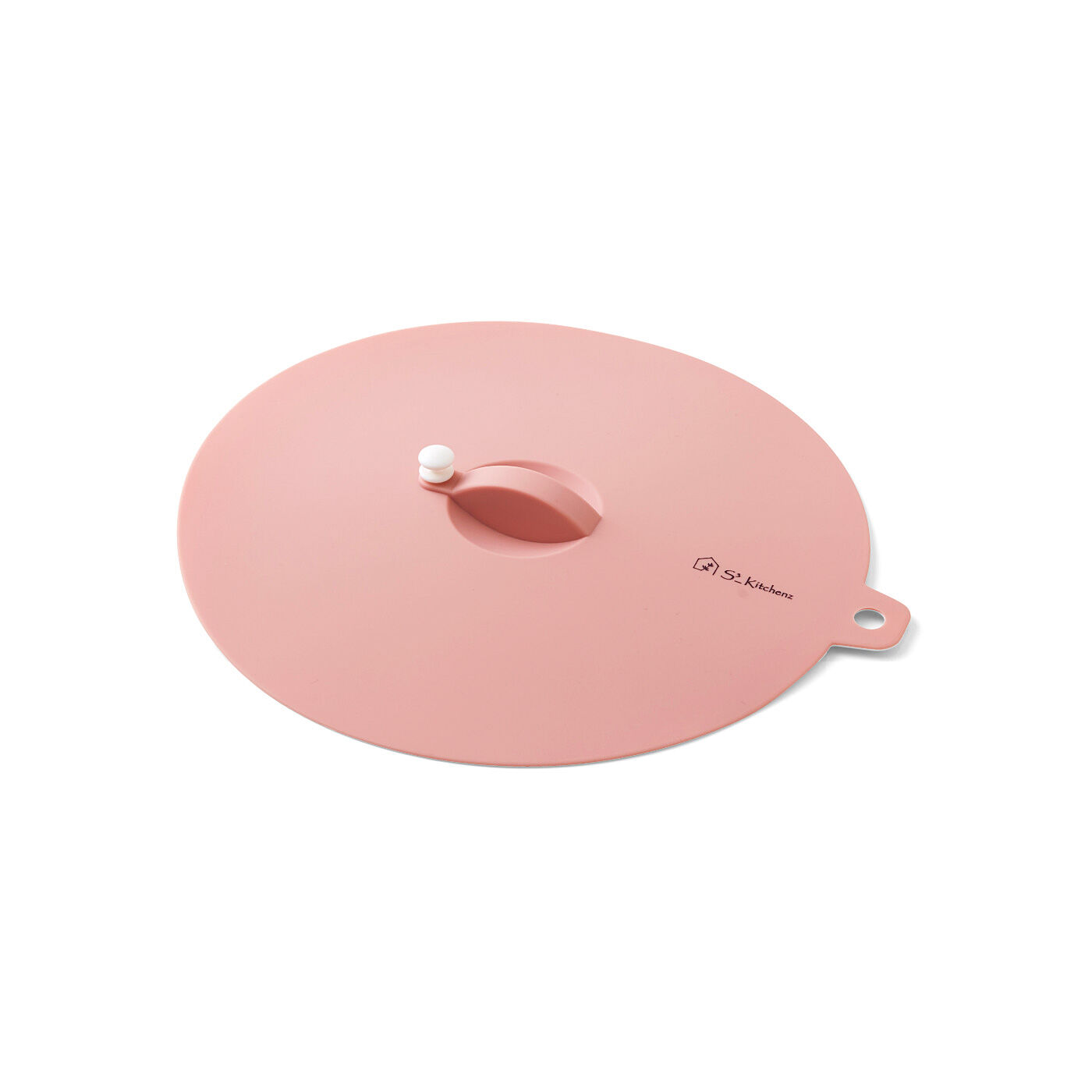 Real Stock|エスキューブキッチンズ　調理にも保存にも便利！　ぴたっと密着　耐熱シリコーンふた〈27cm〉|収納に場所を取らない薄型。