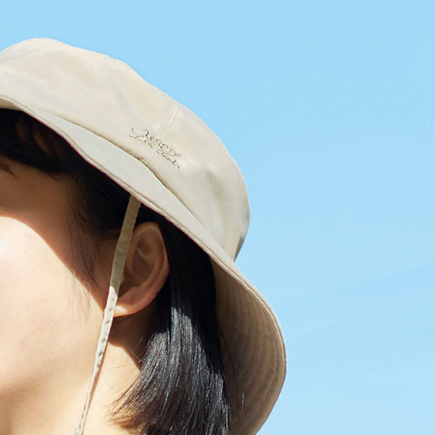 Real Stock|前後で２通りのシルエット　コンパクトにたためる　UVカット＆はっ水のよくばりハット