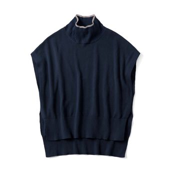 Real Stock | ｅｌ大人の女史会ハイネックニットベスト