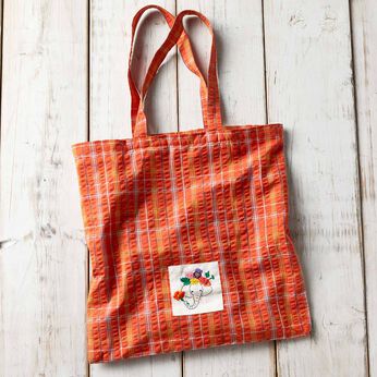 Real Stock | ＬＬＣ　象さん刺しゅうのトートバッグ〈ＯＲ〉