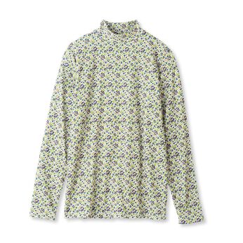 Real Stock | ヴィンテージ柄で重ね着映え　ハイネックインナー