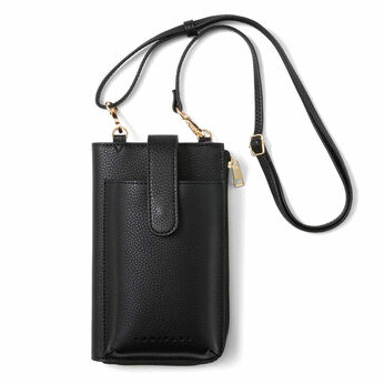 Real Stock | Ｌ＋手帳型ケースも収納ボディウォレットＢＫ