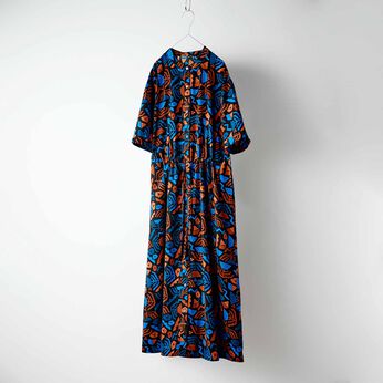 Real Stock | タムロアヤノ　ボタニカルワンピ〈ＢＫ〉　リブイン