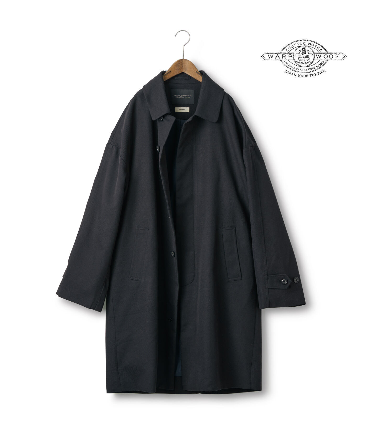 realstock [リアルストック]（Express BOX）|SUNNY CLOUDS 品のあるステンカラーコート〈メンズ〉