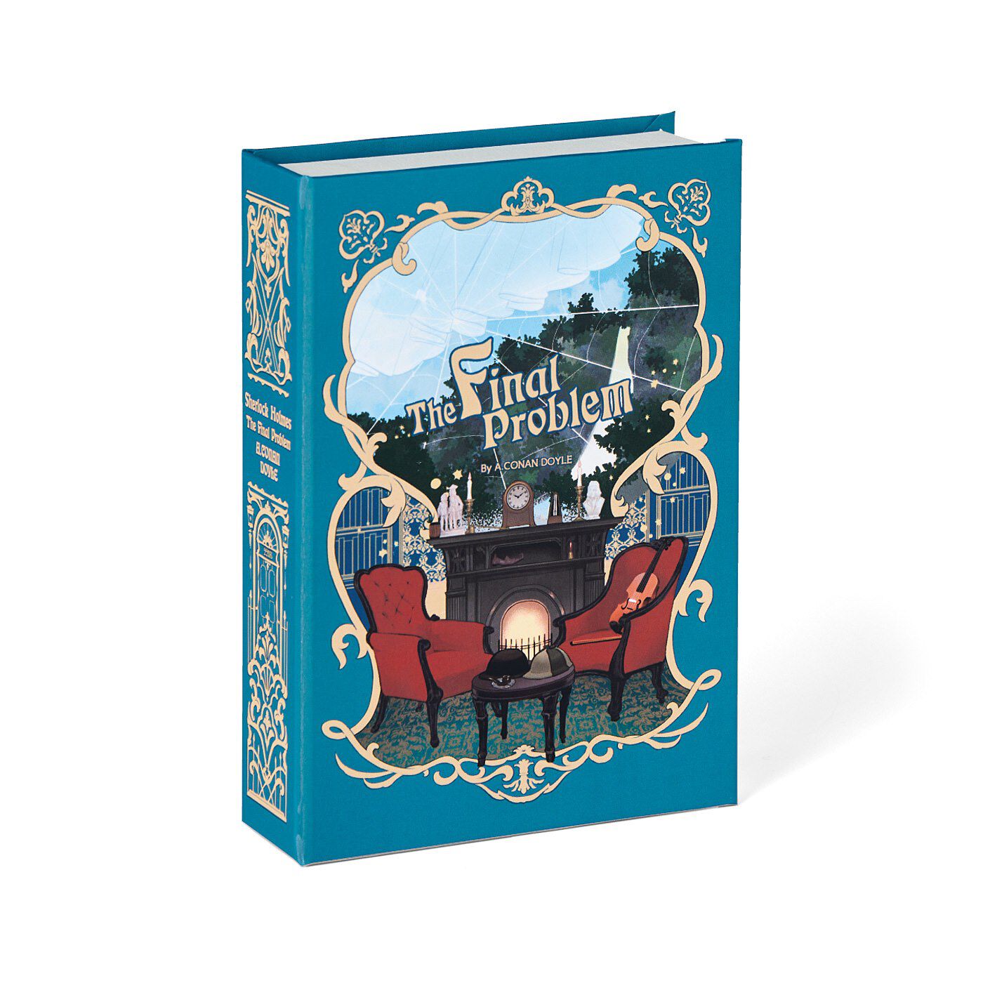 Real Stock|ミュージアム部　シャーロック・ホームズの世界へ誘う　海外文学作品イメージティー|4：最後の事件　最終決着の地の植生に着想したハーブが豊かに香るお茶　名探偵が宿敵・モリアーティ教授と対峙した「ライヘンバッハの滝」の情景をイメージ。