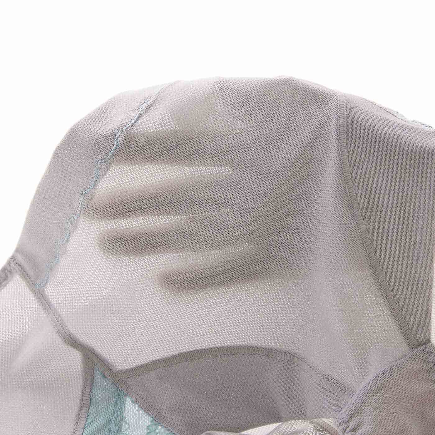 Real Stock|さらっとヌーディー お尻流れガード立体ショーツ〈3L～6L/吸汗速乾〉〈ローズ〉|吸汗速乾＆接触冷感の涼やかメッシュ生地で、おしりがむれにくく快適。お届けするカラーとは異なります。