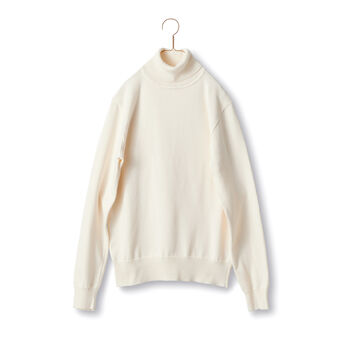 Sunny clouds so-co | サニークラウズ重宝ニットタートル〈メンズ白