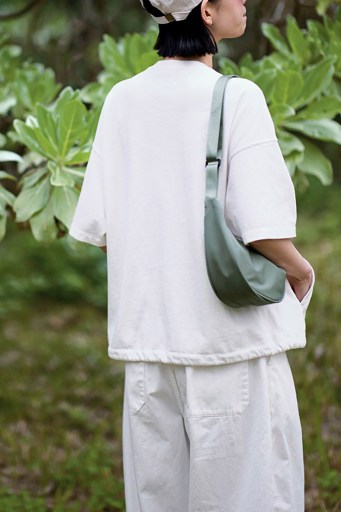 Sunny clouds so-co|サニークラウズ　しっかりワッペンTシャツ〈レディース〉白