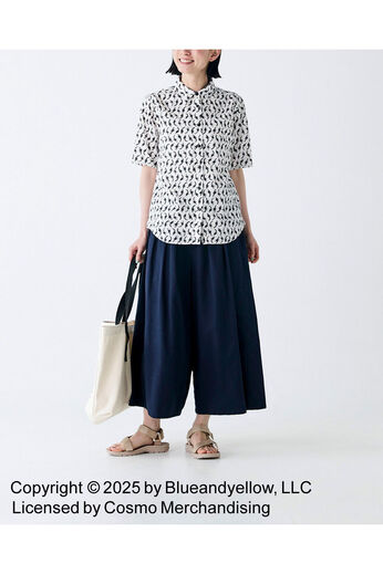 Sunny clouds so-co | サニークラウズ　feat. 神戸須磨シーワールド　オルカの親子麻混シャツ〈レディース〉