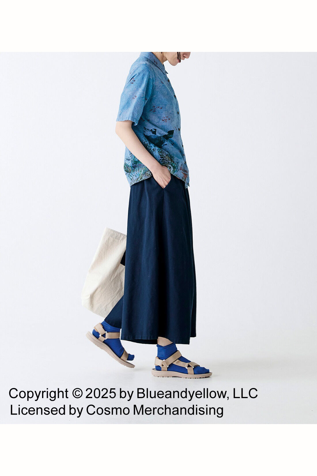 Sunny clouds so-co|サニークラウズ　カルゼで作ったキュロパン〈レディース〉