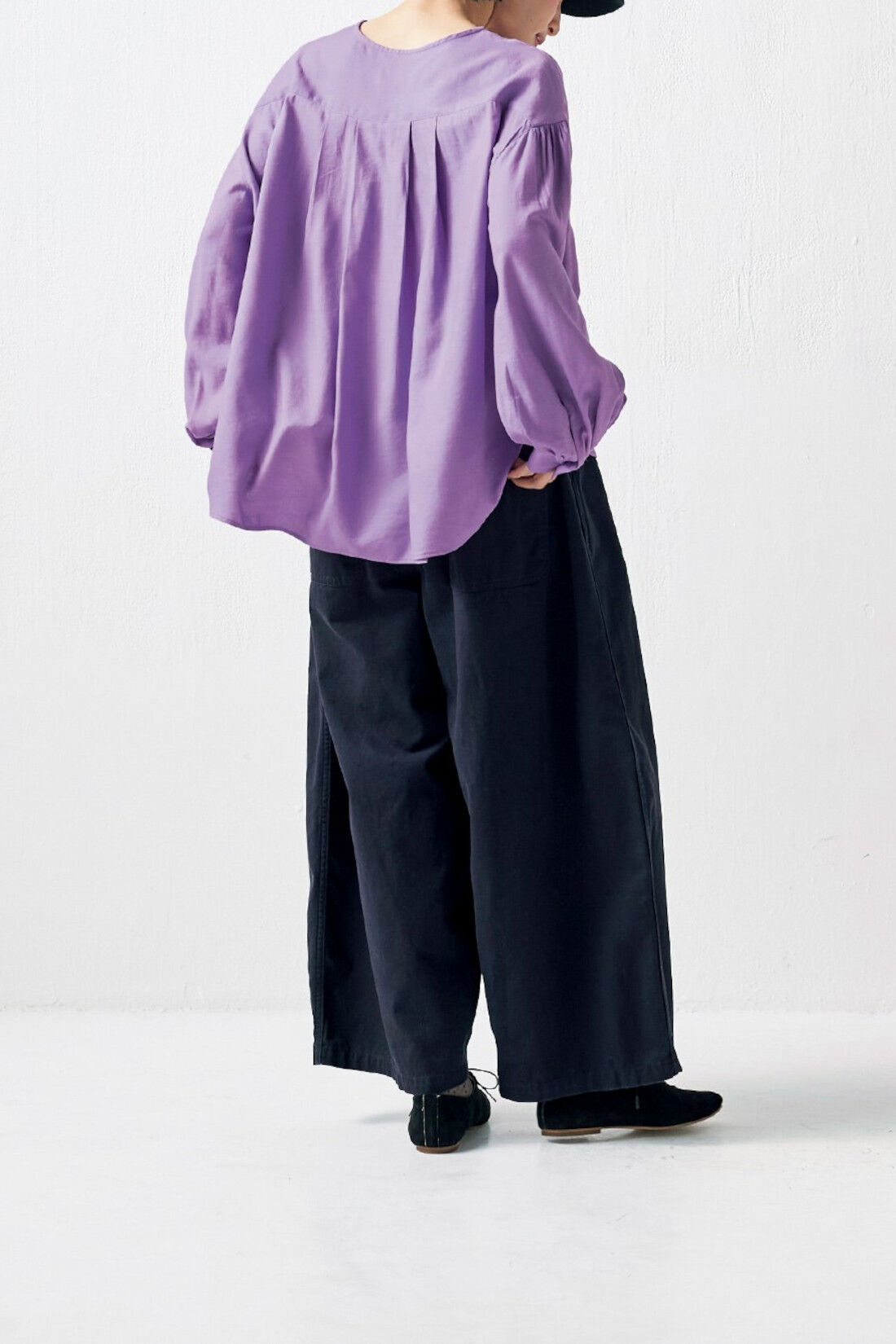 Sunny clouds so-co|サニークラウズ　パープルブラウス〈レディース〉