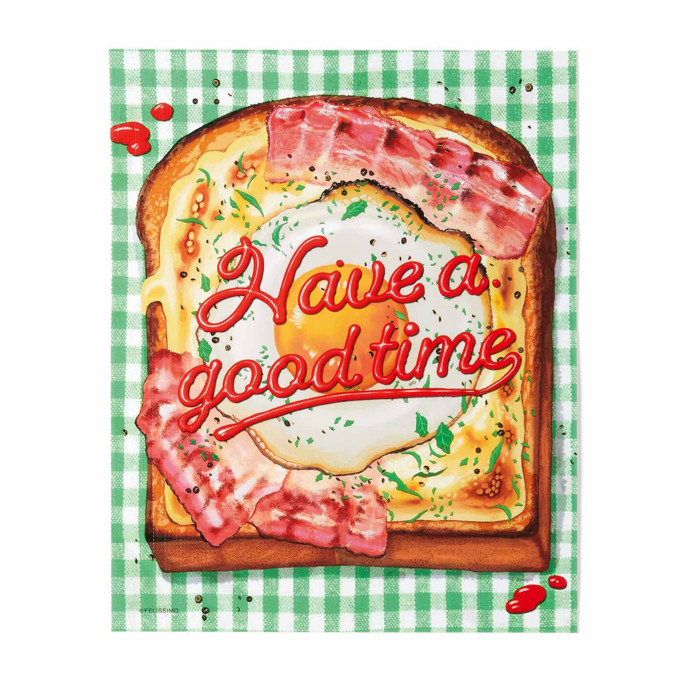 フェリシモメリー|お外でおいしい ふんわりトーストマット〈1人前〉〈クロックマダム〉