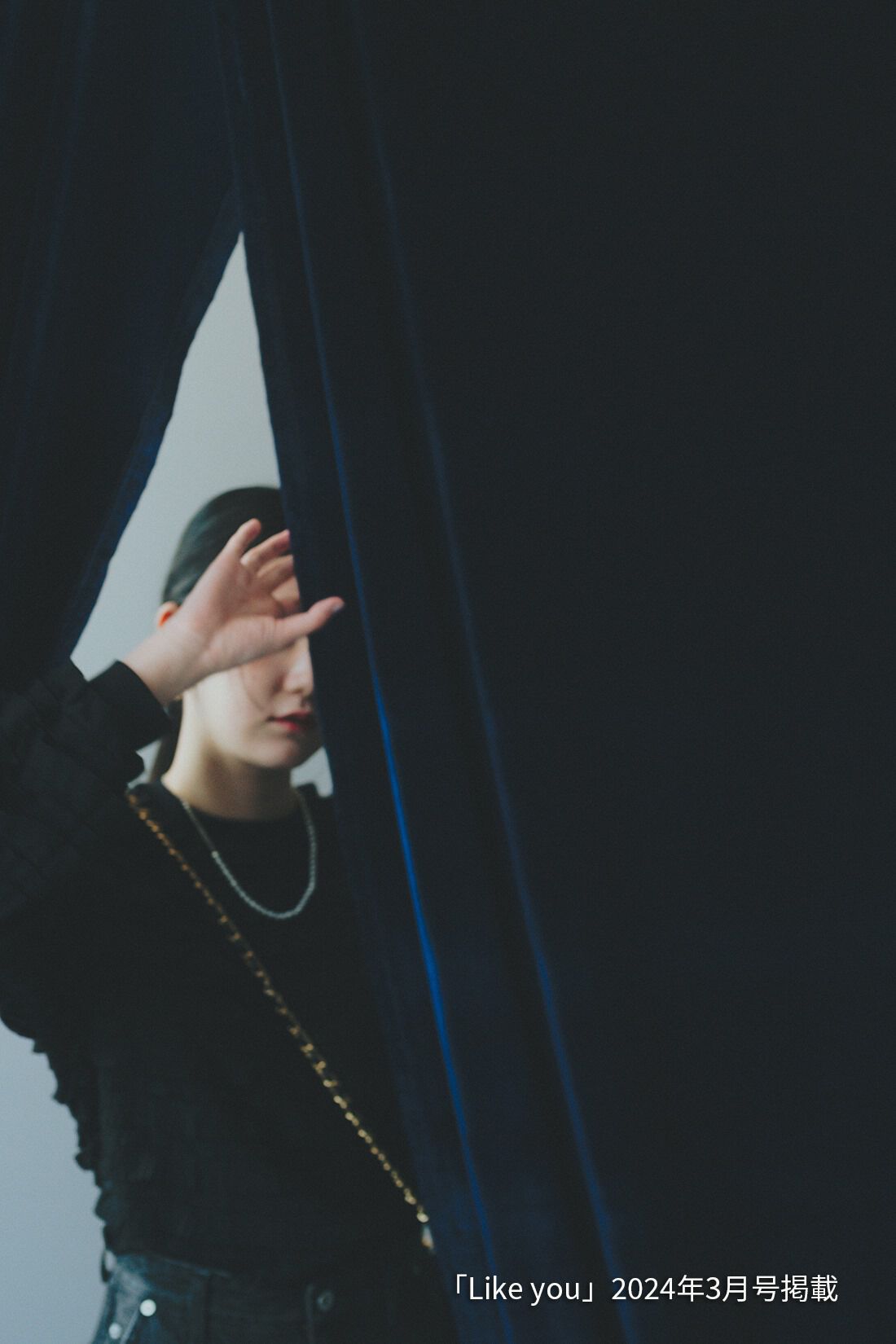 IEDIT|シープスキン遣い キルティング チェーン バッグ〈黒〉のコーディネート