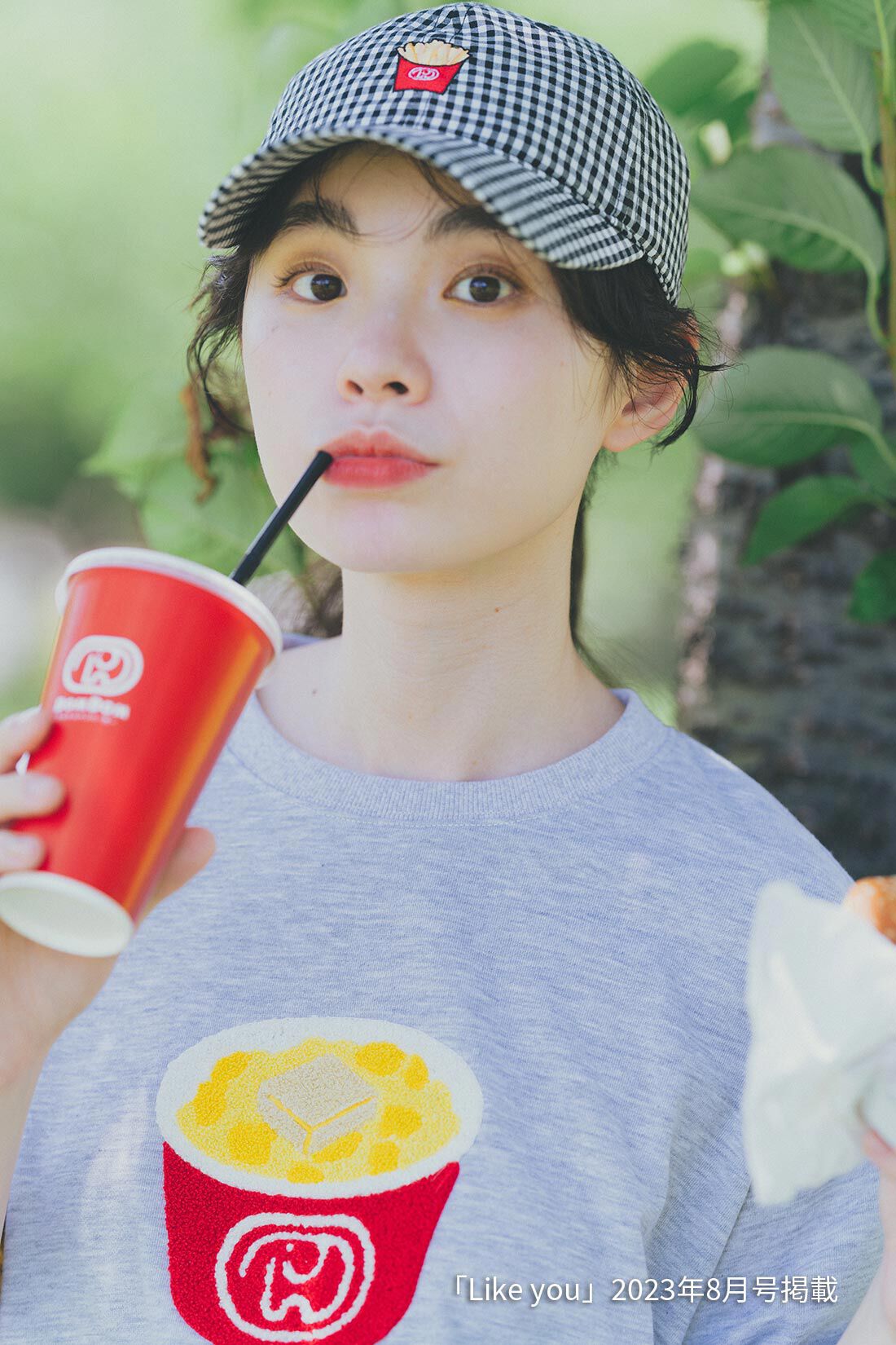 シロップ．|フェイバリットメニューキャップポテトのコーディネート