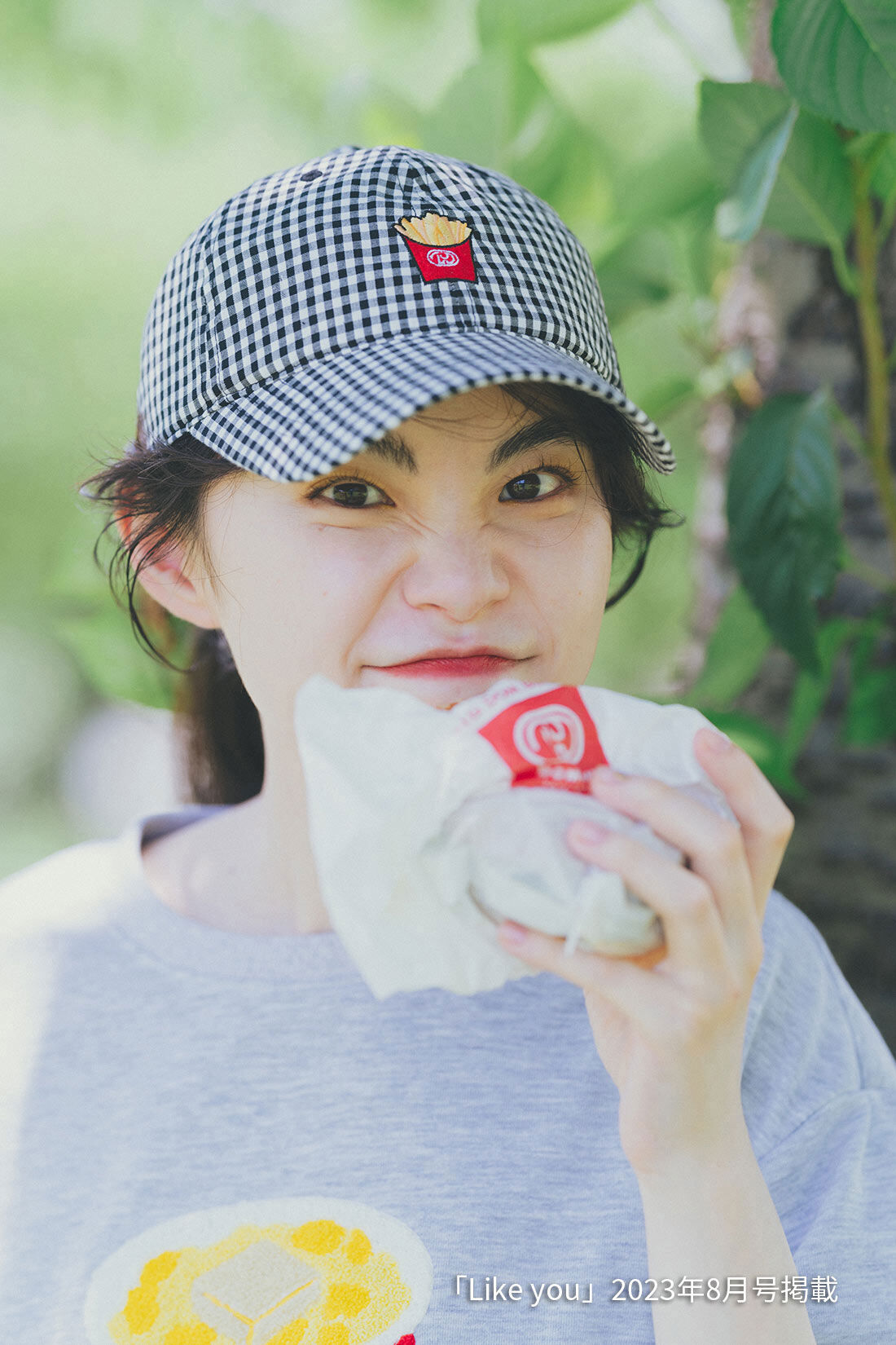 シロップ．|フェイバリットメニューキャップポテトのコーディネート