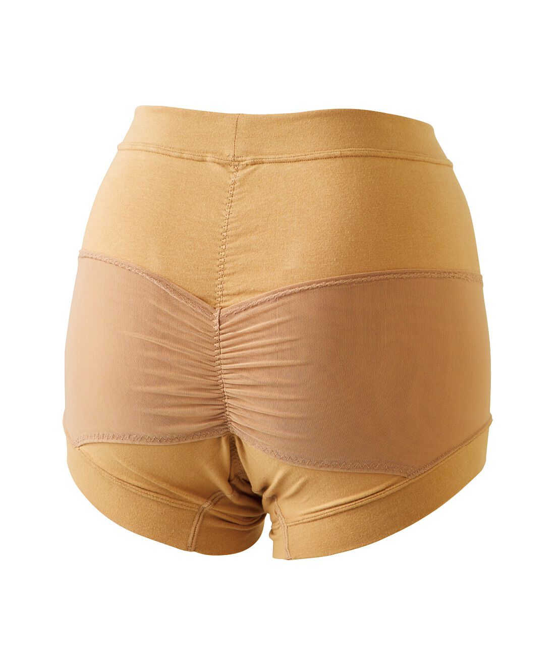 gokigen Lab.　綿混素材がうれしい　骨盤底筋サポート吸水ショーツ〈ベーシックカラー〉の会|【BACK】ヒップの丸みに沿う仕様で包まれるようなはき心地。