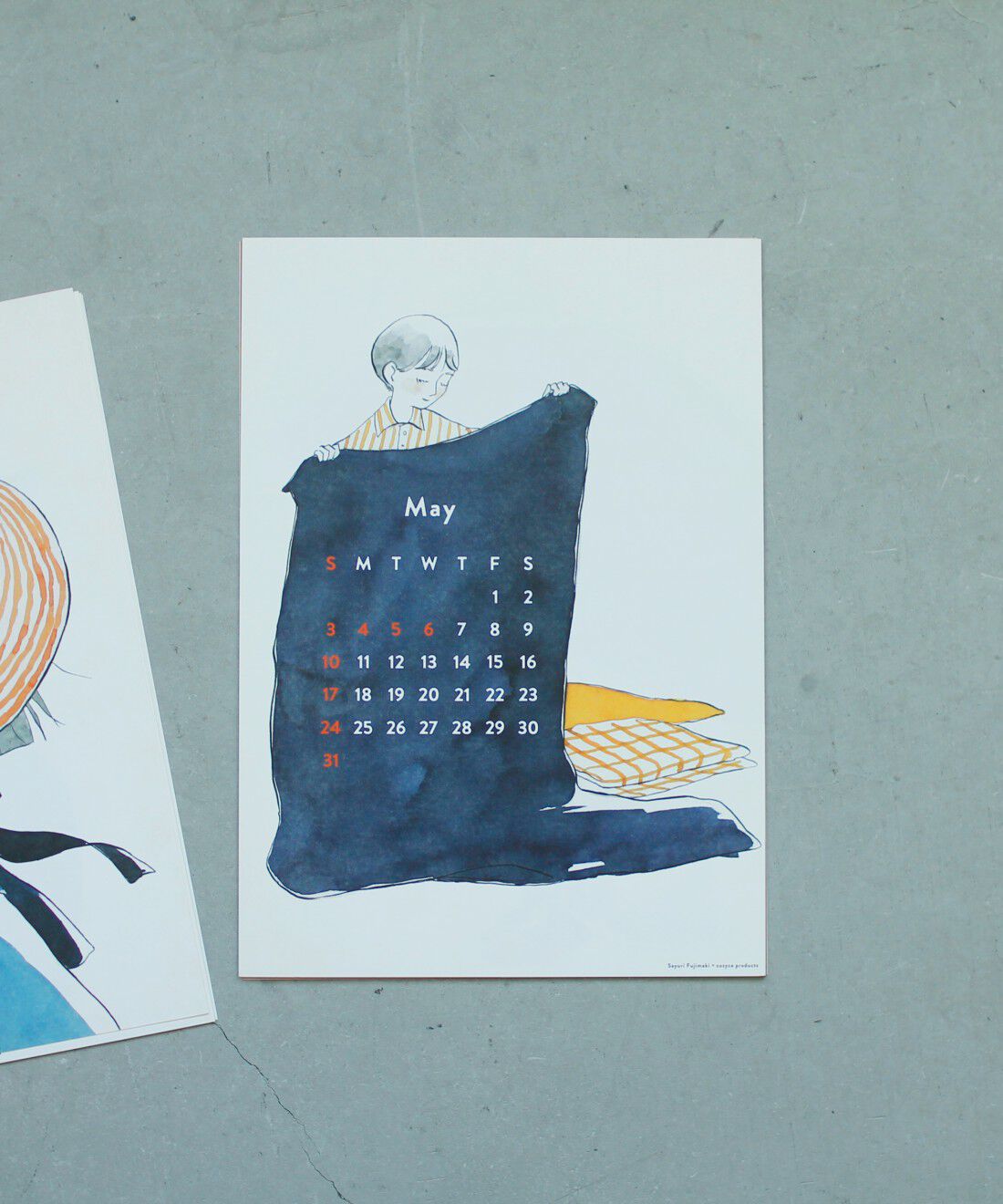 フェリシモコレクション|【数量限定】このごろ meets 藤巻佐有梨　いとおしい日々を迎える準備　2026カレンダー|（5月）