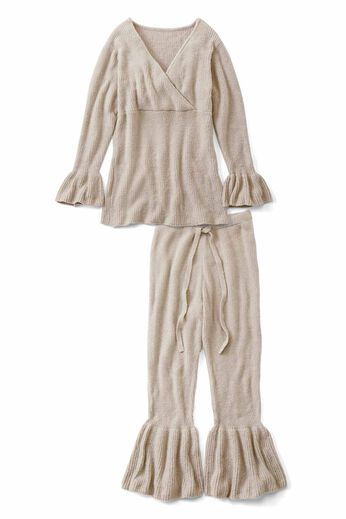 フェリシモコレクション | ＭＴ９ＰＭカシュクールニットパジャマ〈オリビア