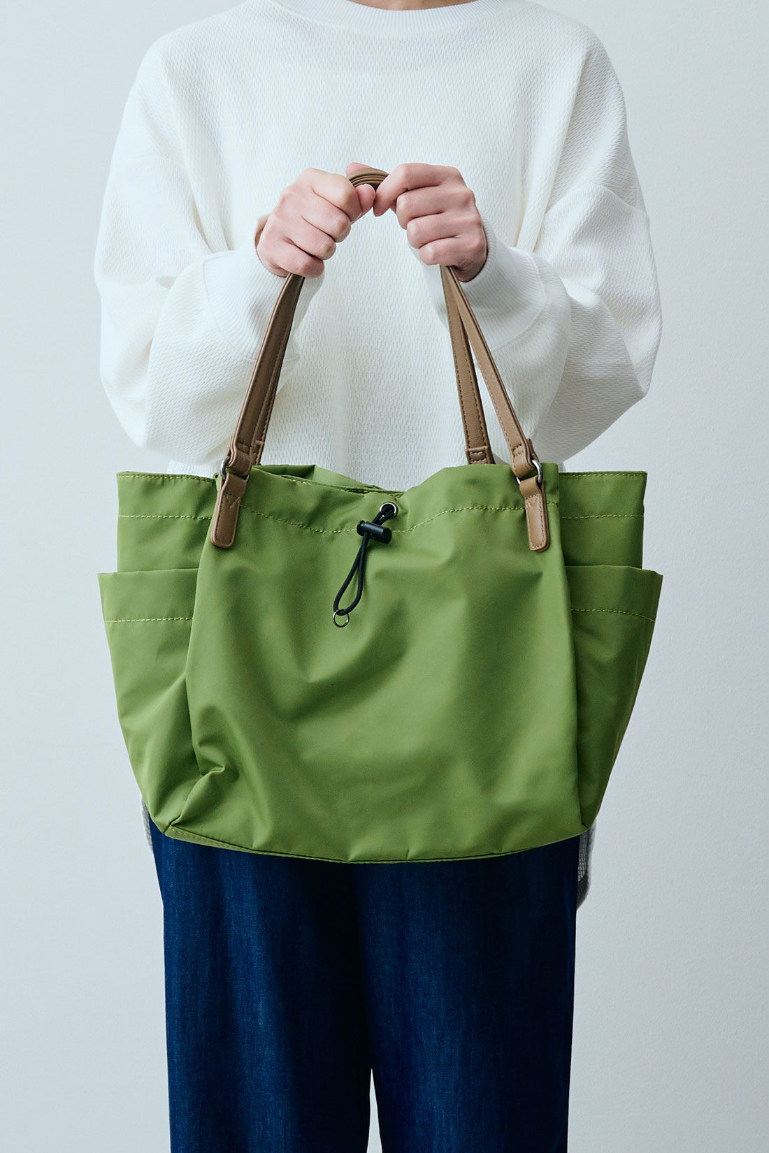 IEDIT|IEDIT[イディット] SELECT　Y&rsquo;SACCS vous et　ポーチ付き3-WAYトートバッグ　YV012-01