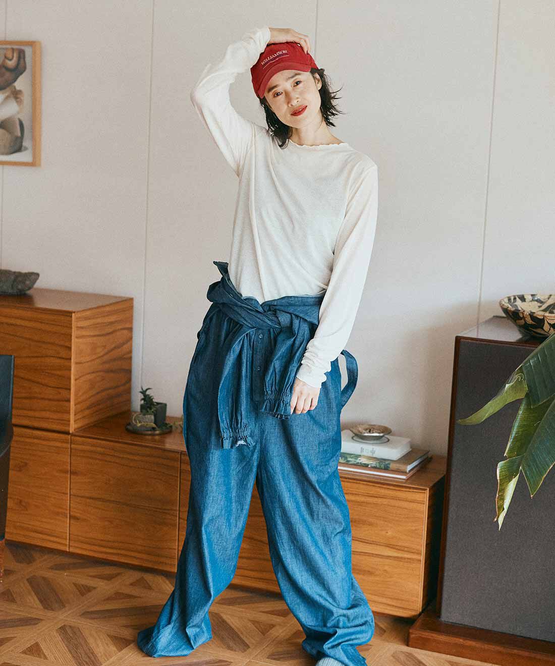 IEDIT［イディット］|Her smileプロジェクト IEDIT[イディット]　かろやかに重ねておしゃれ上手 いろいろシアートップスの会|スラブホワイト
