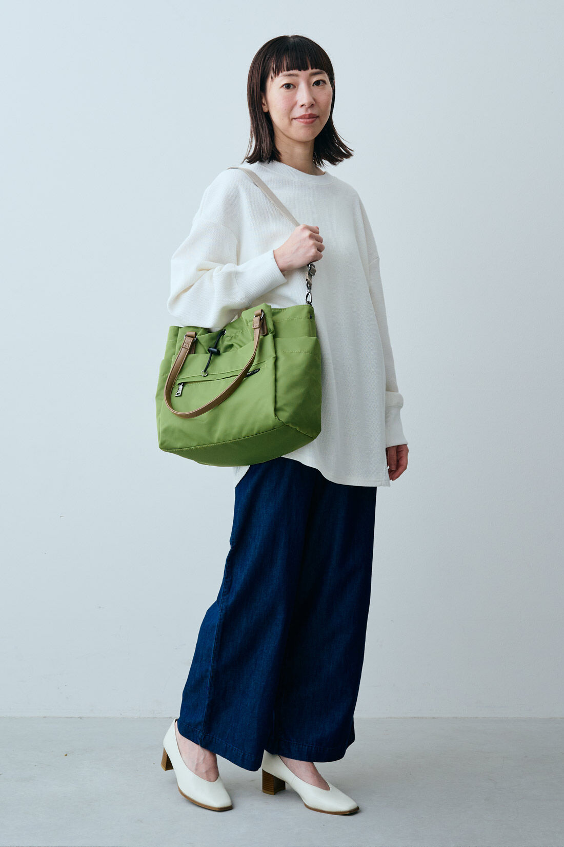 IEDIT|IEDIT[イディット] SELECT　Y&rsquo;SACCS vous et　ポーチ付き3-WAYトートバッグ　YV012-01