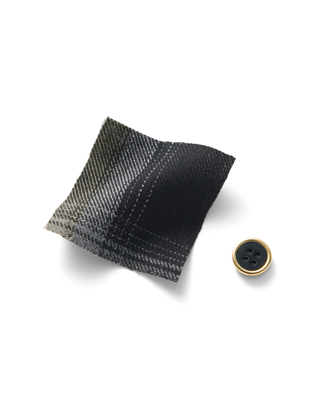 IEDIT|IEDIT[イディット]　大人がたのしむ こだわりデザインのシャドーチェックシャツ〈ブラック〉|薄手で軽い着心地。フランネルシャツのようにやわらかな、先染めチェックの綿混素材。