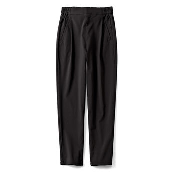 IEDIT | 接触冷感 UV エアノビ テーパードパンツ 〈ブラック〉