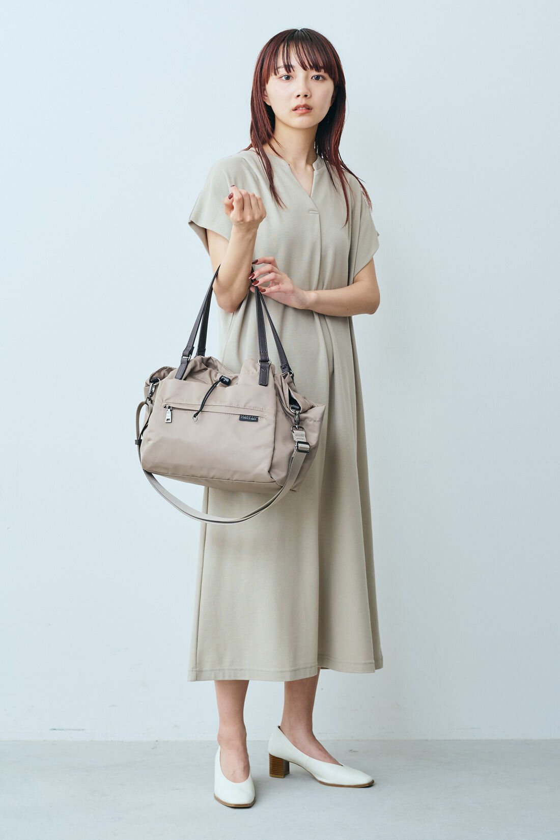 IEDIT|IEDIT[イディット] SELECT　Y&rsquo;SACCS vous et　ポーチ付き3-WAYトートバッグ　YV012-01