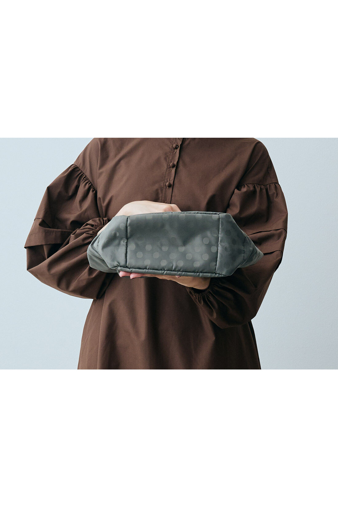 IEDIT|IEDIT[イディット] SELECT　Y&rsquo;SACCS vous et　ドットジャカードトートバッグ Sサイズ　YV010-01