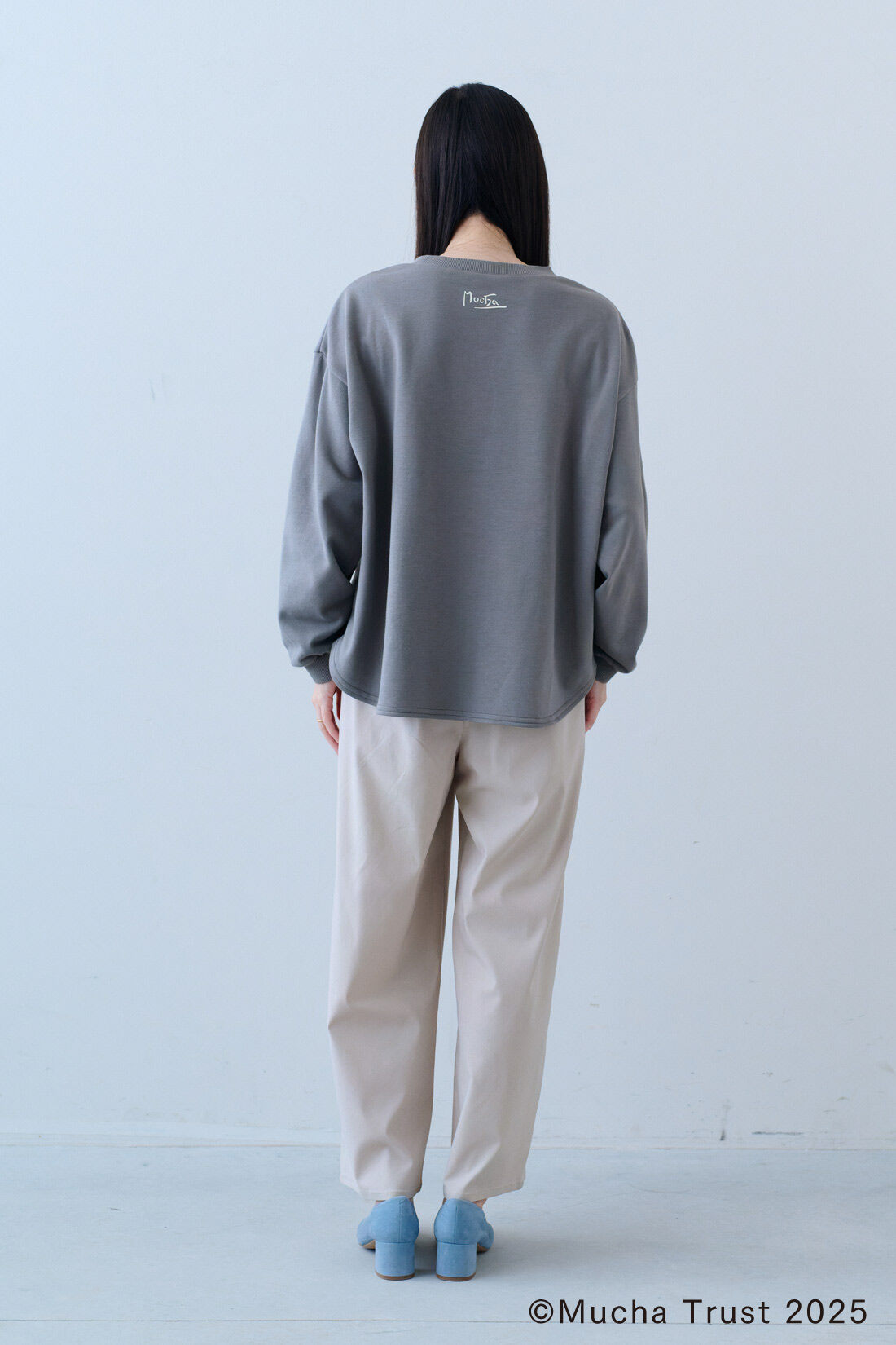 IEDIT|接触冷感 UV エアノビ ワイドパンツ 〈オイスターホワイト〉のコーディネート