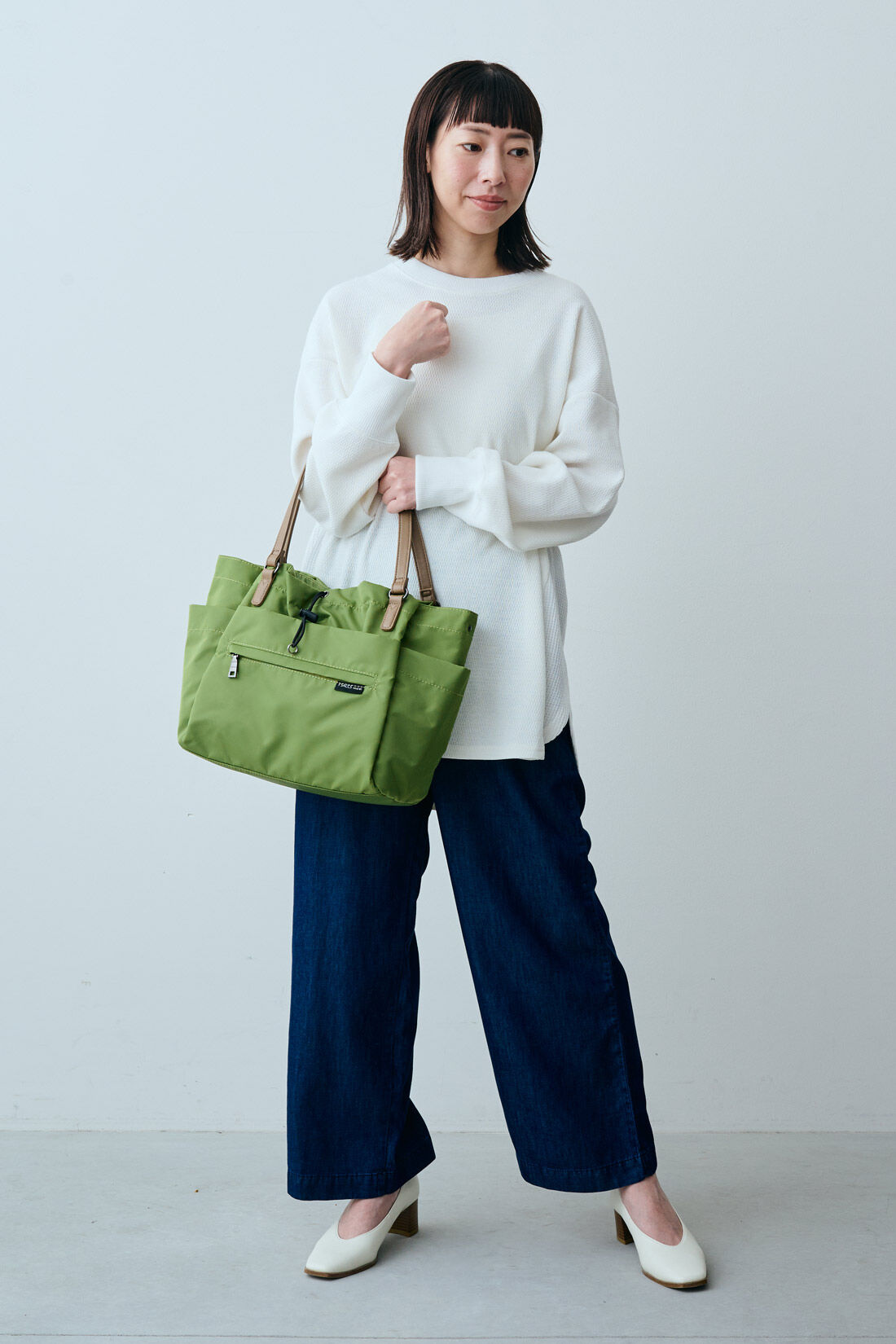 IEDIT|IEDIT[イディット] SELECT　Y&rsquo;SACCS vous et　ポーチ付き3-WAYトートバッグ　YV012-01