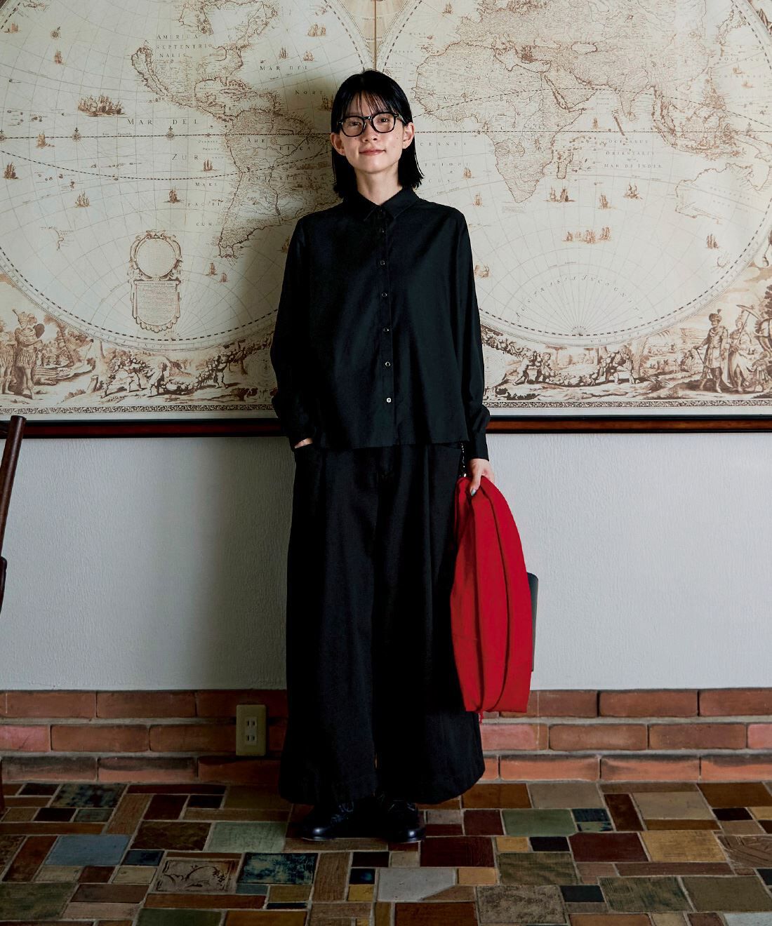 Sunny clouds|サニークラウズ　セージの葉刺しゅうの魔女ブラウス〈レディース〉