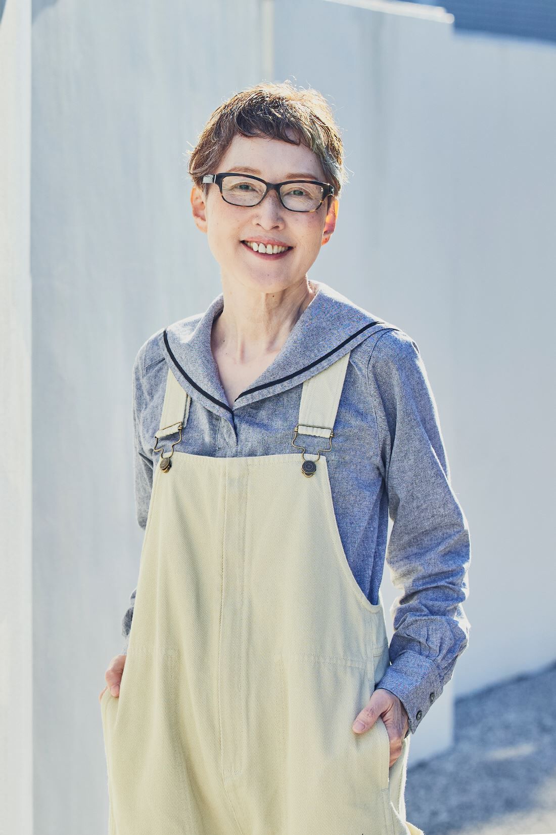 Sunny clouds|サニークラウズ feat. Mimi  綿カルゼのオーバーオール＜レディース＞