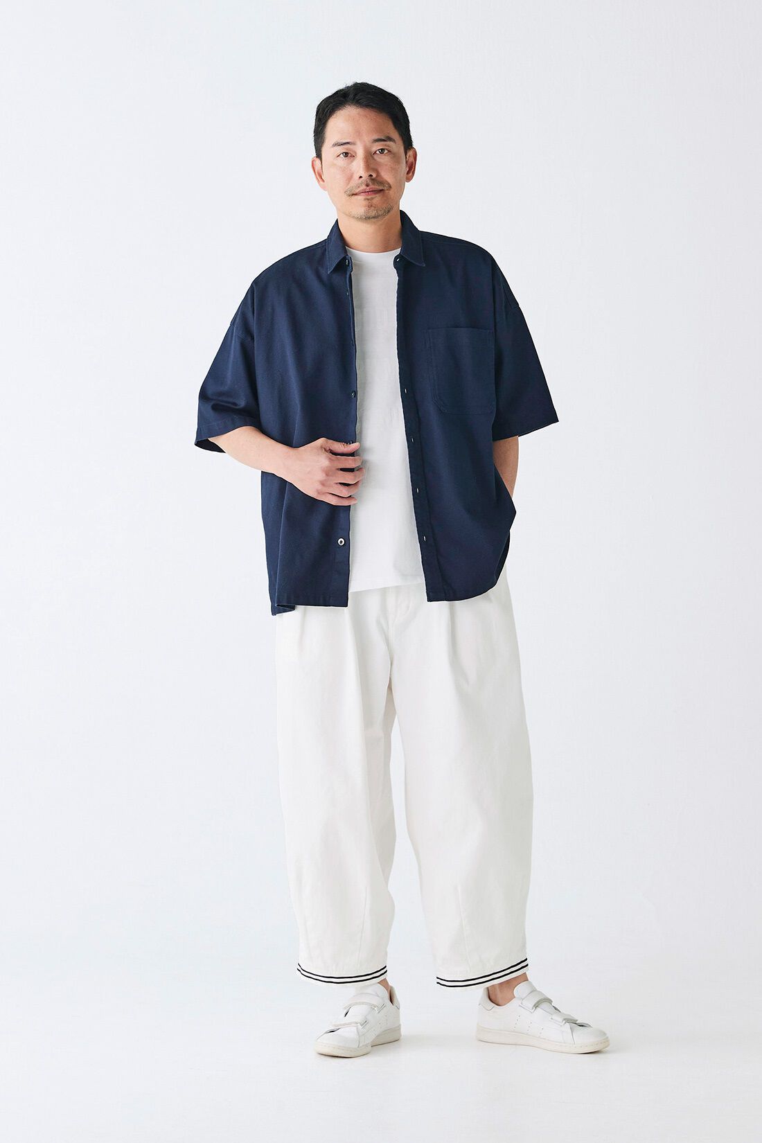 Sunny clouds［サニークラウズ］|サニークラウズ　ビューティフルデイTシャツの会〈メンズ〉|身長184cm/トップスLサイズ/ボトムスLサイズ
