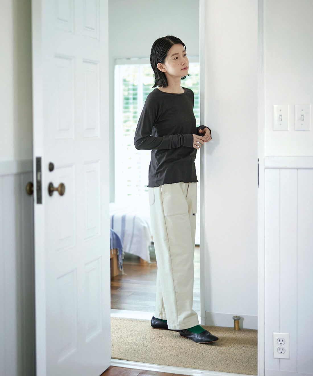 Sunny clouds|サニークラウズ肌になじむＴシャツ〈レディース〉のコーディネート