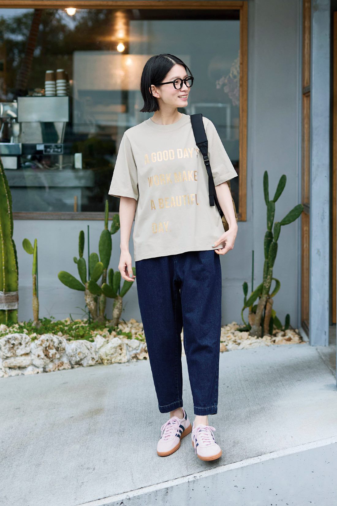 Sunny clouds［サニークラウズ］|【初回お試しキャンペーン】サニークラウズ　ビューティフルデイTシャツの会〈レディース〉|身長162cm/トップスMサイズ/ボトムスMサイズ