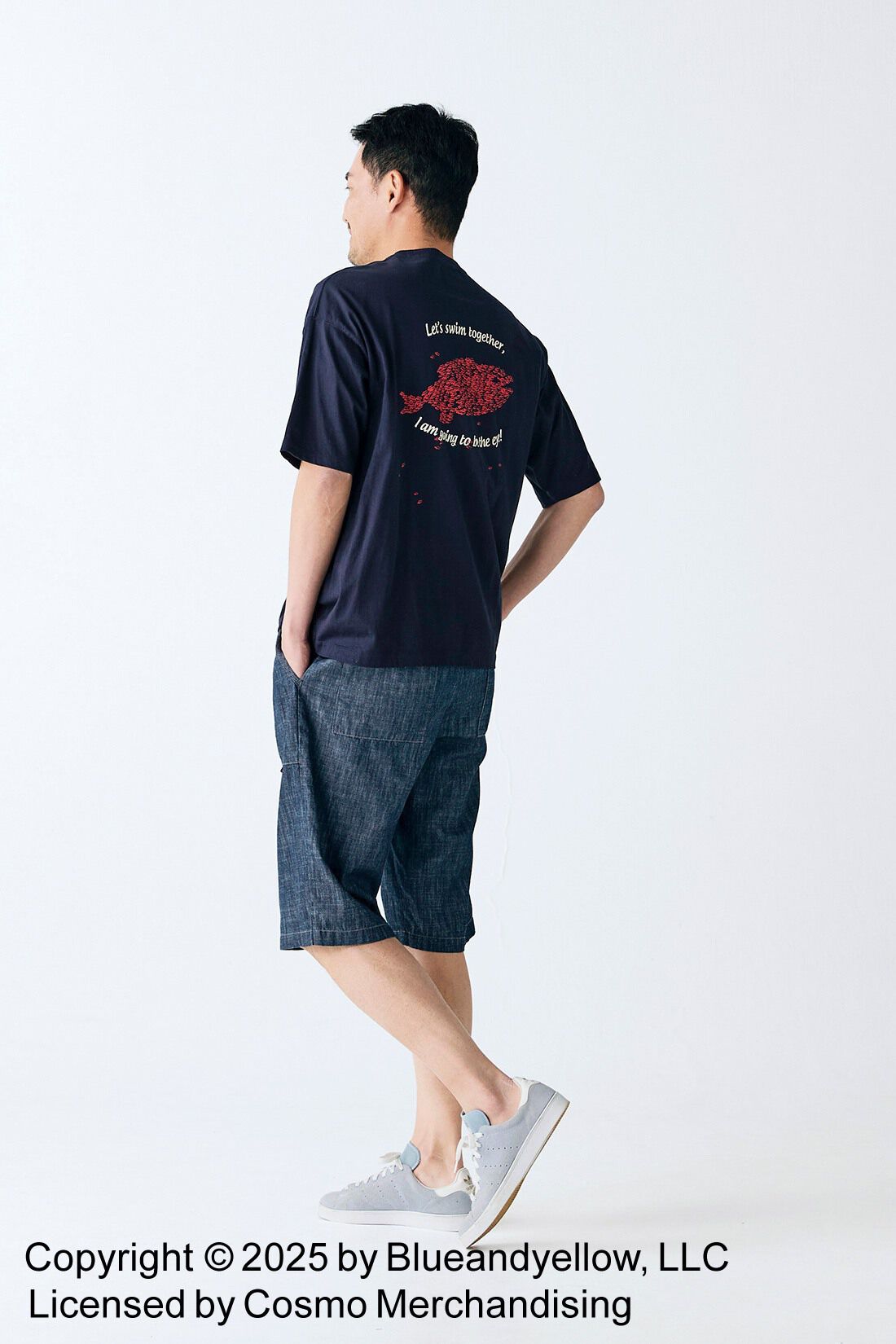Sunny clouds［サニークラウズ］|サニークラウズ　デニムのクライミングハーフパン〈メンズ〉|身長184cm/トップスLサイズ/ボトムスLサイズ