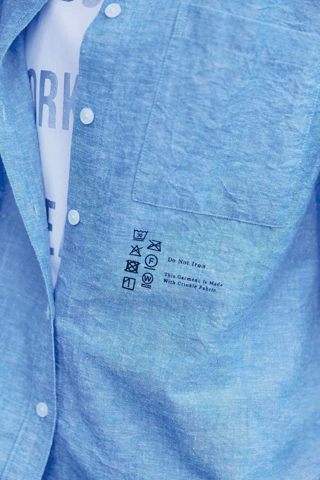 Sunny clouds［サニークラウズ］|サニークラウズ　シワっとロングシャツ〈レディース〉シャンブレー