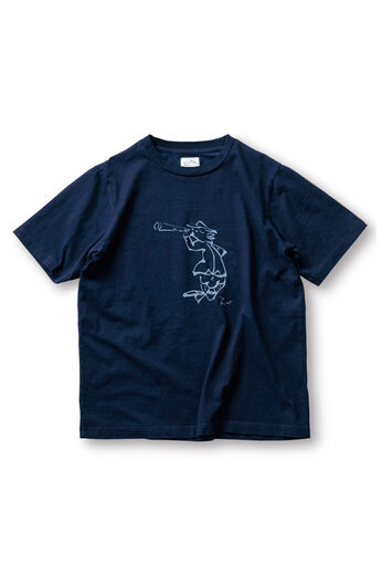 Sunny clouds［サニークラウズ］ | サニークラウズしん窯望遠鏡異人Ｔシャツ〈メンズ〉