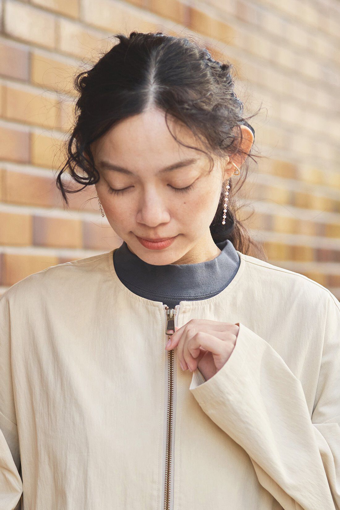 and myera|and myera 湖水真珠のイヤカフ