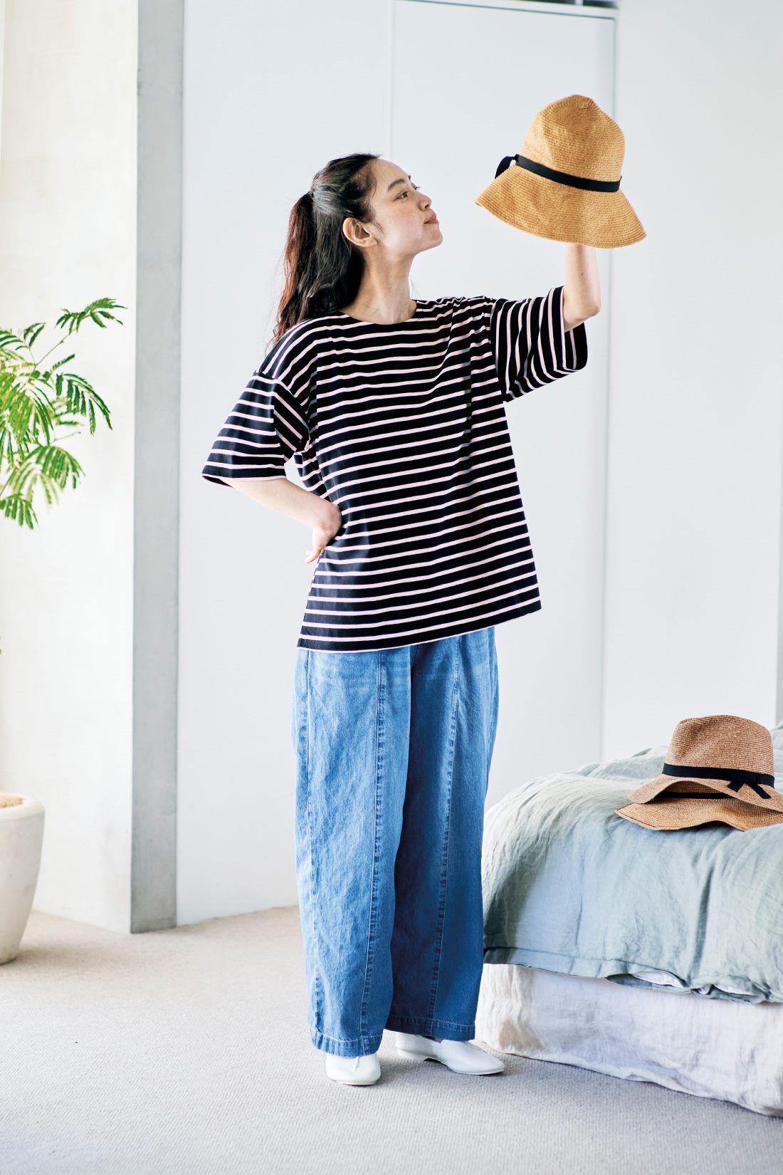 and myera［アンドマイラ］|and myera 大人色ボーダーTシャツの会