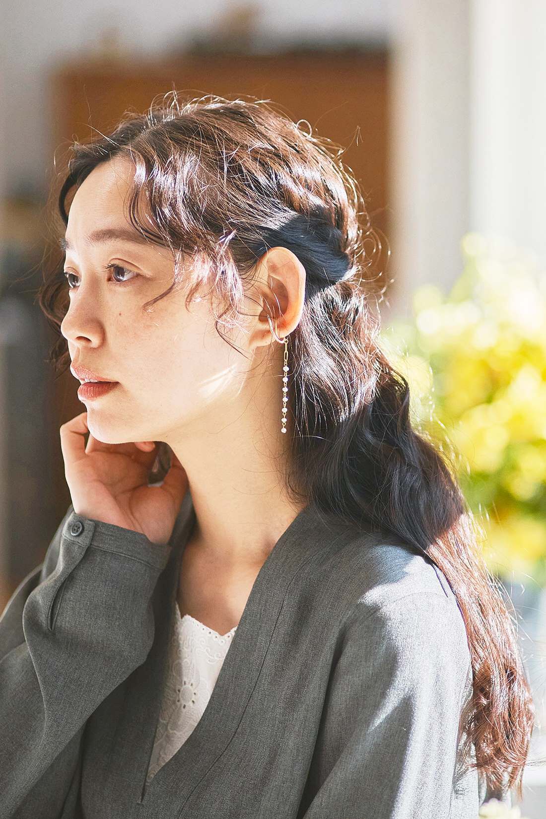 and myera|and myera 湖水真珠のイヤカフ