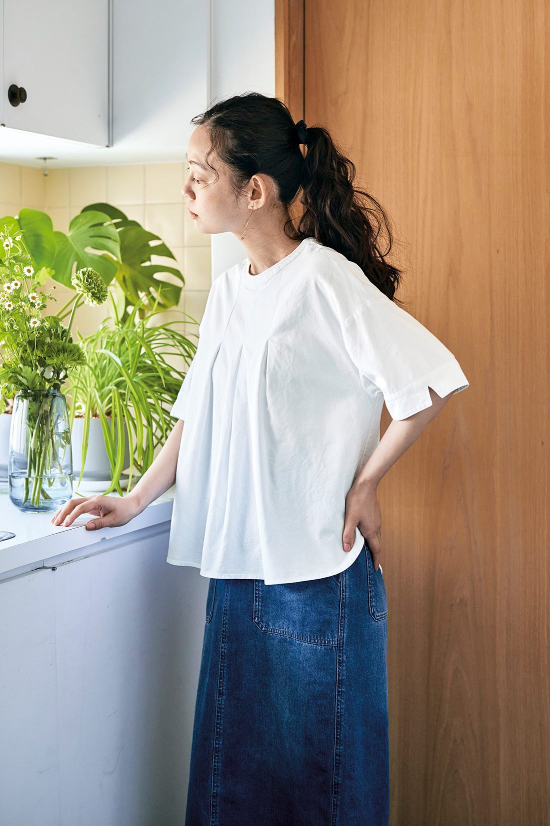 and myera［アンドマイラ］|ａｎｄ　ｍｙｅｒａ布はくのＴトップスのコーディネート