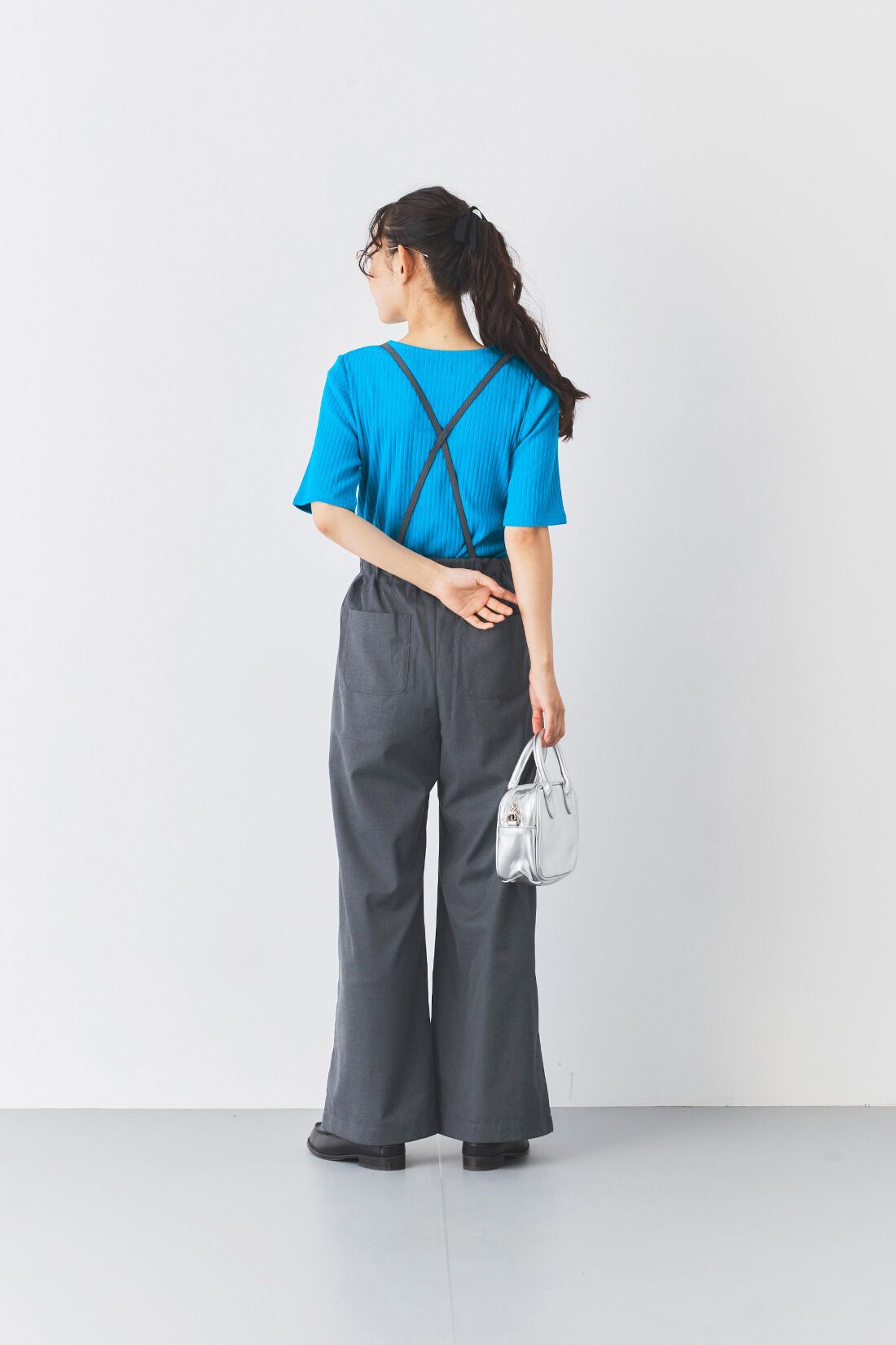 and myera［アンドマイラ］|and myera サスペンダー付きパンツ