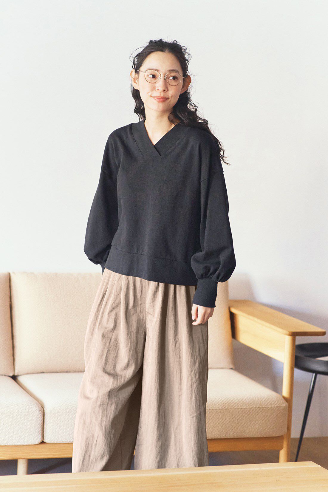 and myera［アンドマイラ］|and myera ちょこっとみじか丈トレーナーの会