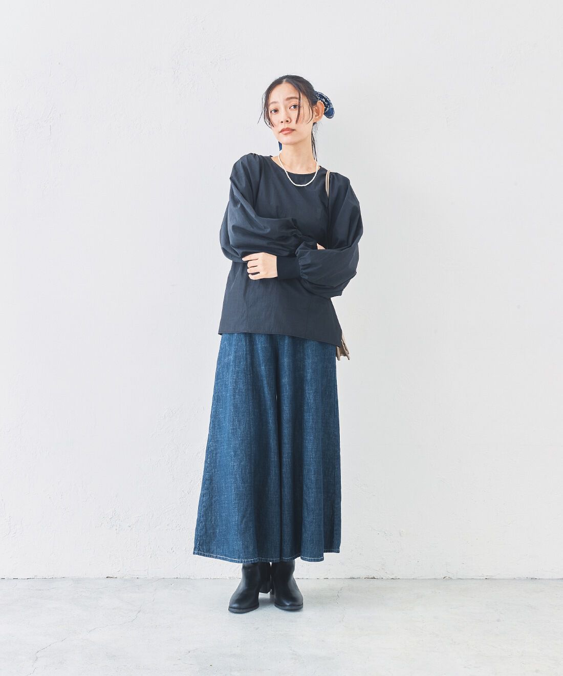 and myera［アンドマイラ］|and myera ボリュームスリーブトップスの会