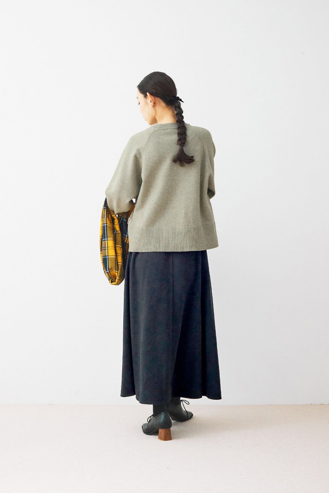 and myera|and myera カットソーツイルのフレアスカート