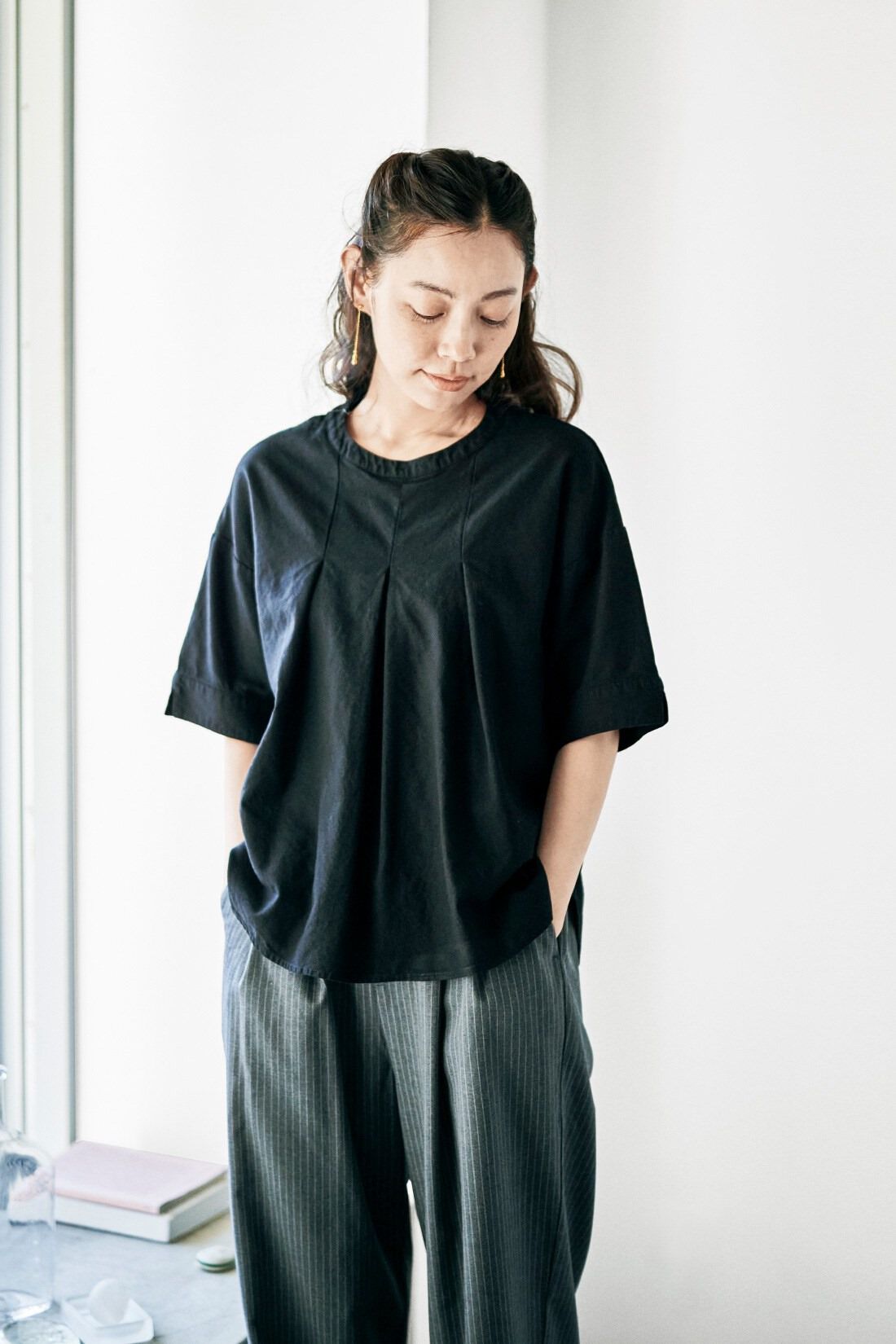 and myera［アンドマイラ］|and myera 布はくのTトップスの会