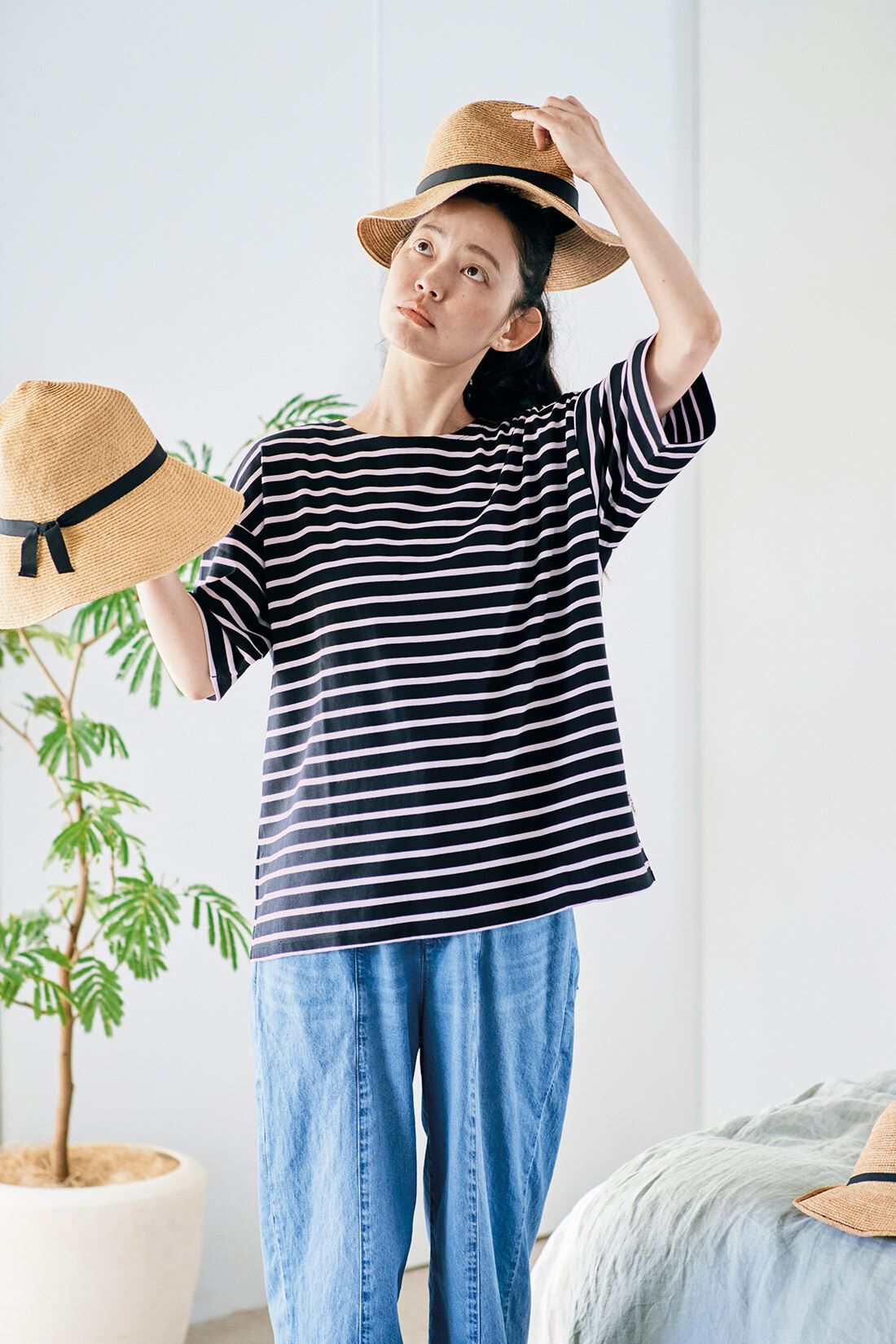 and myera［アンドマイラ］|and myera 大人色ボーダーTシャツの会