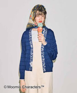 シロップ． | ムーミン 前立てが自慢  短め丈カーディガン